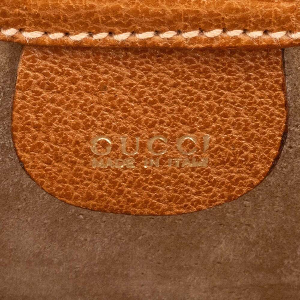 Gucci Second Bag Clutch 018 122 1940 Leather Brown Women's GUCCI - Picture 11 of 16